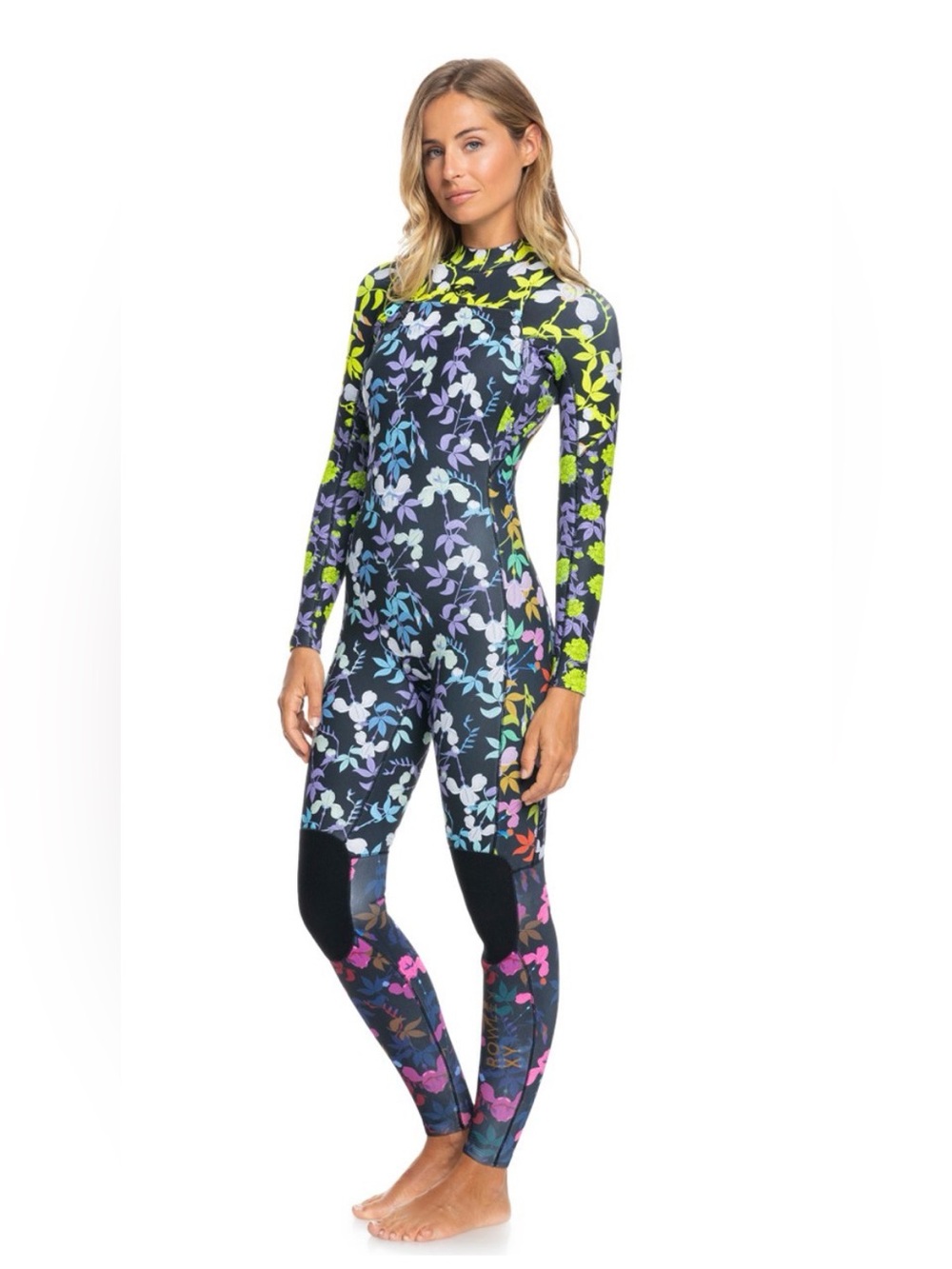The Roxy x Rowley 3/2 mm Chest Zip Wetsuit, size 2, NWT - Picture 6 of 14